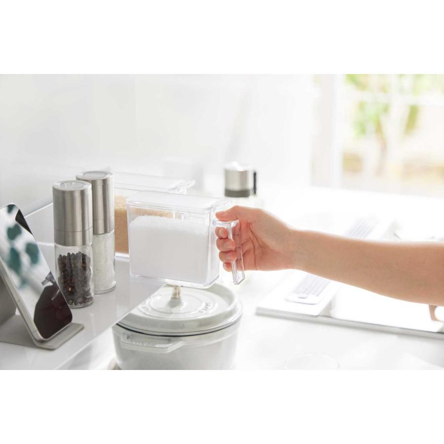 キッチン棚 tower タワー フィルムフックキッチン棚 ワイド 大きめ 壁付け 壁掛け ウォールラック 棚板 山崎実業 正規品 10410 ホワイト | tower | 06