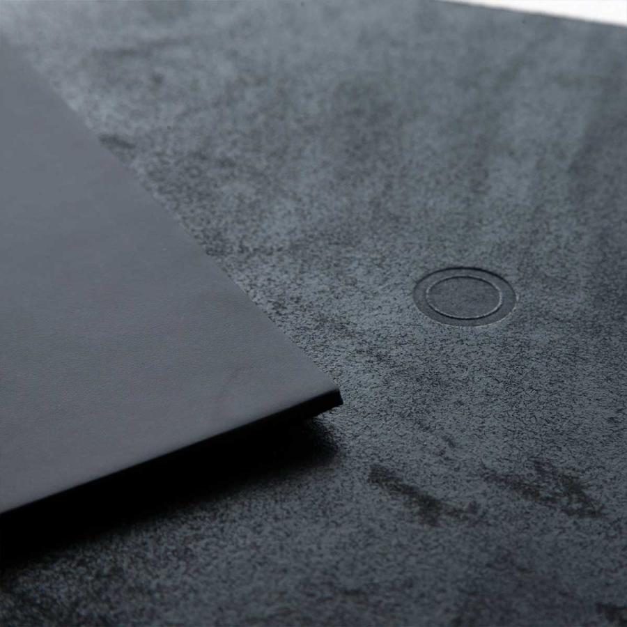 デスクマット 100percent LEATHER DESK MAT - L 高級イタリアンレザー 本革 高級 本革 100％ 100パーセント ブラック | 100percent | 02