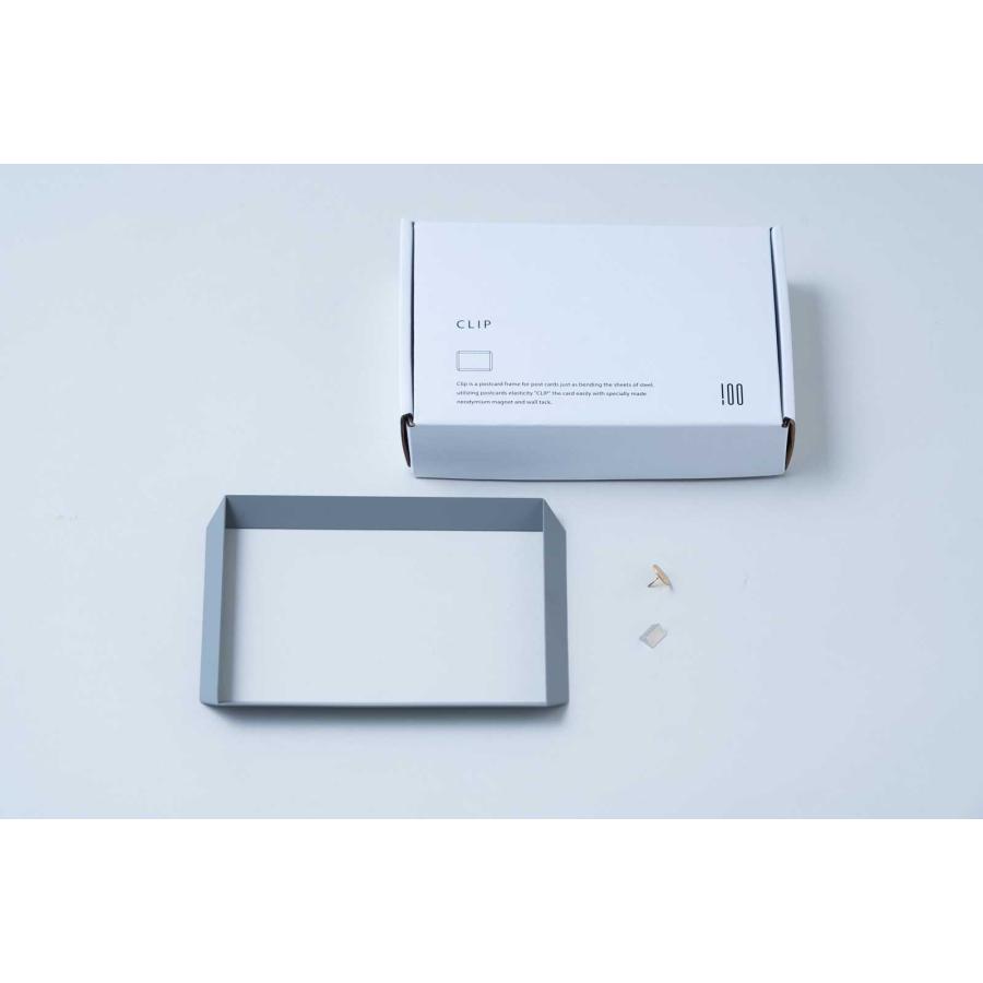 額縁 100percent CLIP1 ポストカード 官製はがきサイズ フレーム 100％ 100パーセント ブルーグレー | 100percent | 04