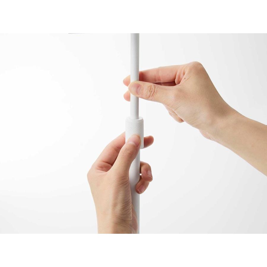 化粧鏡 tower タワー 高さと角度が調節できる収納付きスタンドミラー 高さ調節 角度調節 大きめミラー メイクアップミラー 山崎実業 正規品 10418 ホワイト | tower | 07