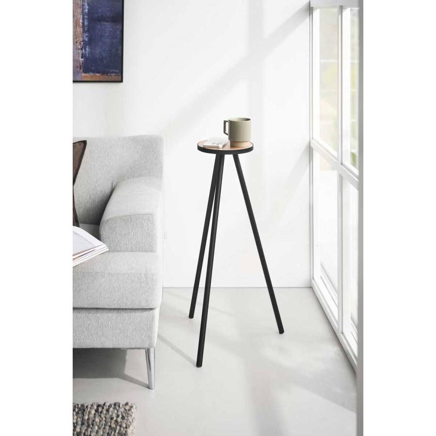 サイドテーブル tower タワー ちょこっとハイテーブル ハイテーブル ミニテーブル コーヒーテーブル ナイトテーブル 山崎実業 正規品 10477 ブラック | tower | 04