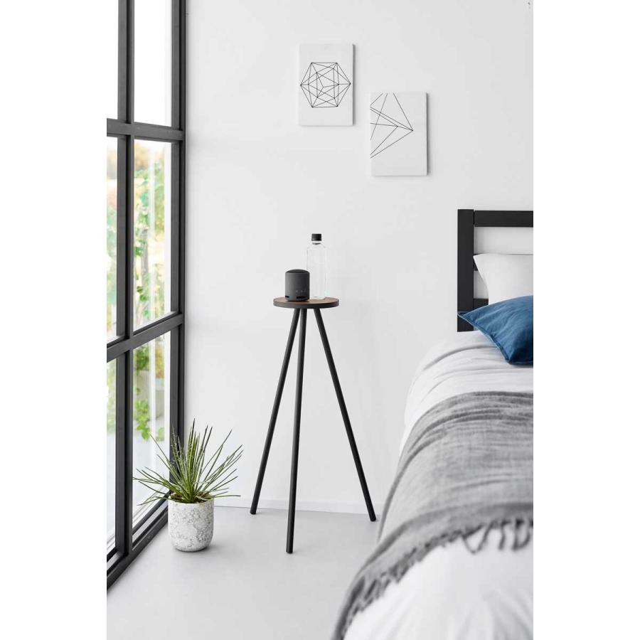 サイドテーブル tower タワー ちょこっとハイテーブル ハイテーブル ミニテーブル コーヒーテーブル ナイトテーブル 山崎実業 正規品 10477 ブラック | tower | 07