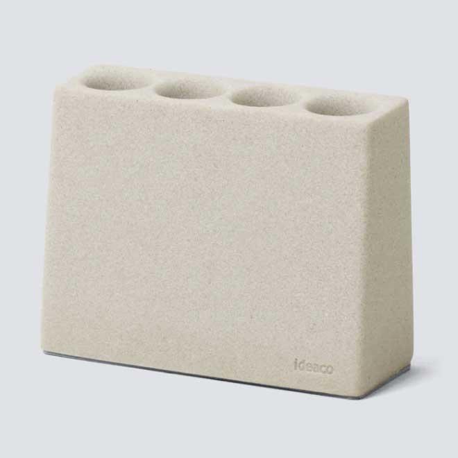 傘立て ideaco イデアコ Umbrella Stand slim2 stone スリム コンパクト 4本挿し 傘たて 傘スタンド 正規品 ストーンサンドホワイト | 