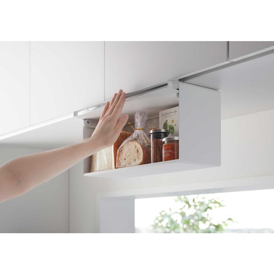 ブレッドケース tower タワー 戸棚下ブレッドケース 引っ掛け 吊り下げ ブレッドボックス パンケース 山崎実業 正規品 10256 ホワイト | tower | 05