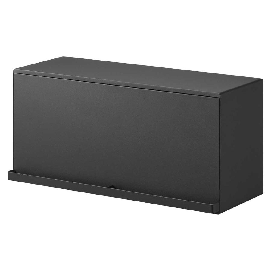 ブレッドケース tower タワー マグネットブレッドケース 壁付け 壁掛け マグネット収納 ブレッドボックス パンケース 山崎実業 正規品 10259 ブラック | tower | 01