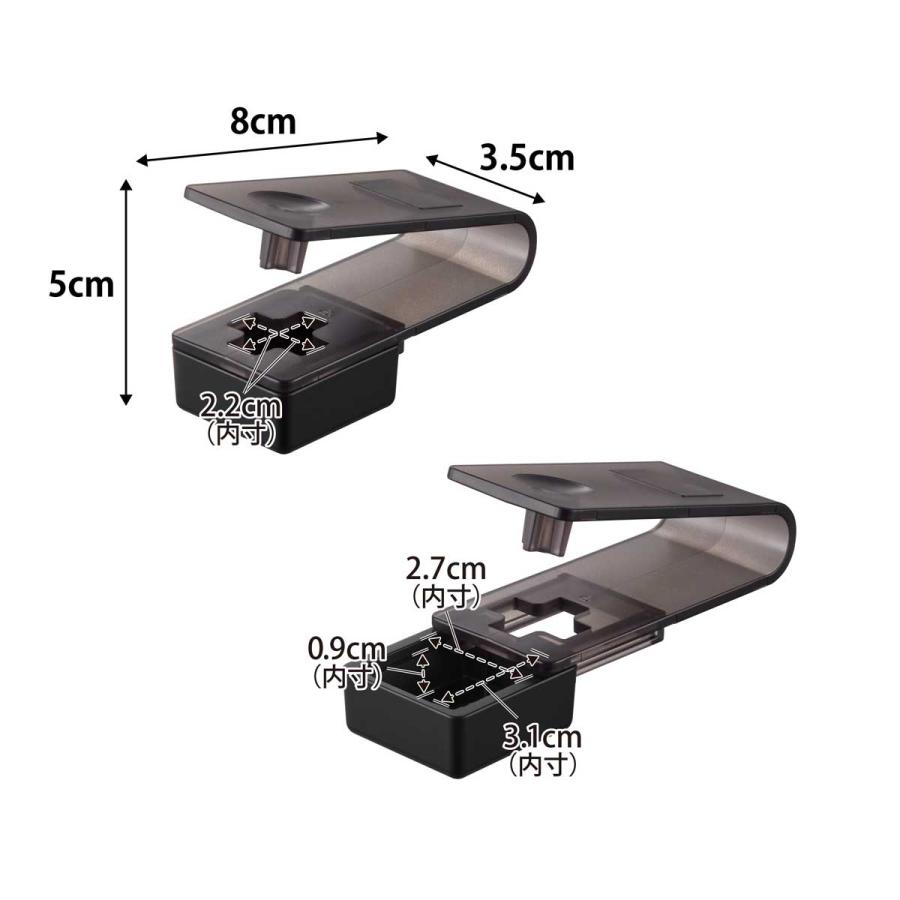錠剤オープナー tower タワー 押すだけ簡単マグネット錠剤オープナー 取り出した薬は受け皿に 薬取り出し器 山崎実業 正規品 10433 ブラック | tower | 08