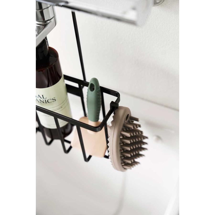 スロップシンク周り収納 tower タワー 蛇口にひっかける収納ラック 掃除道具入れ ペットケア用品 深型シンク 多目的シンク 山崎実業 正規品 10311 ブラック | tower | 04