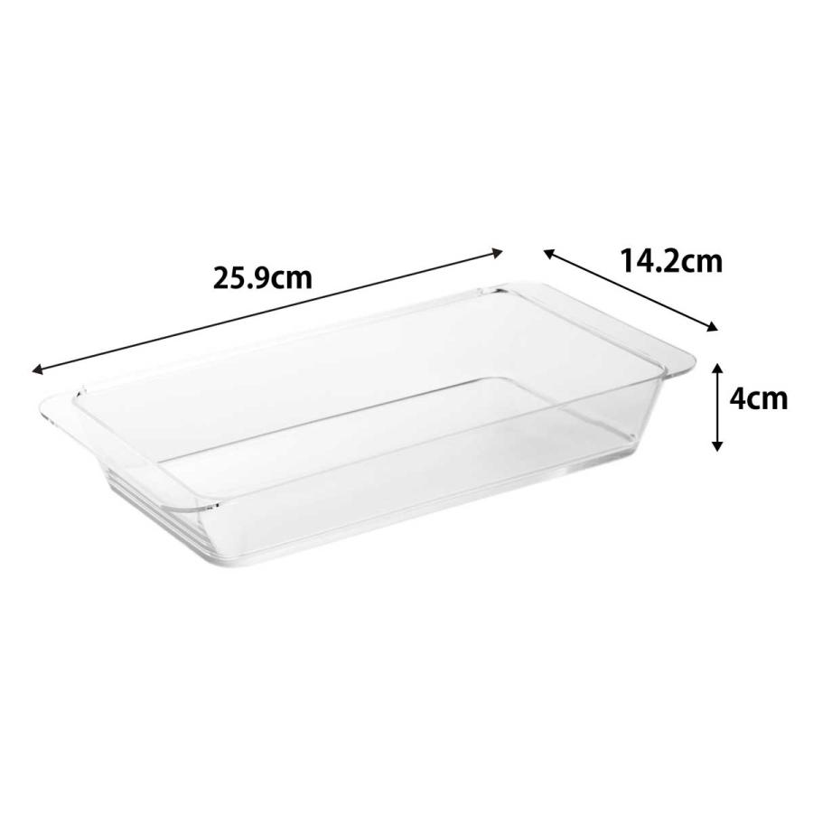 調理トレー tower タワー 電子レンジ対応連結できる洗いやすい下ごしらえ調理トレー 深型 2個組 バット 調理器具 山崎実業 正規品 10337 クリア | tower | 06