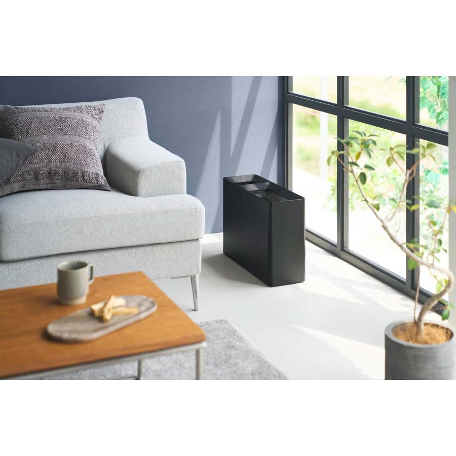 分別ゴミ箱 tower タワー スーパー・コンビニ弁当がそのまま入る分別ダストボックス リビング ダストボックス ごみ箱 山崎実業 正規品 10355 ブラック | tower | 04