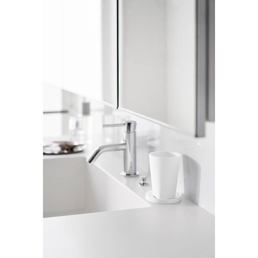 タンブラー tower タワー タンブラー＆スタンキャップ BPAフリー 歯磨き 歯ブラシ グラス コップ 山崎実業 正規品 10817 ホワイト | tower | 02