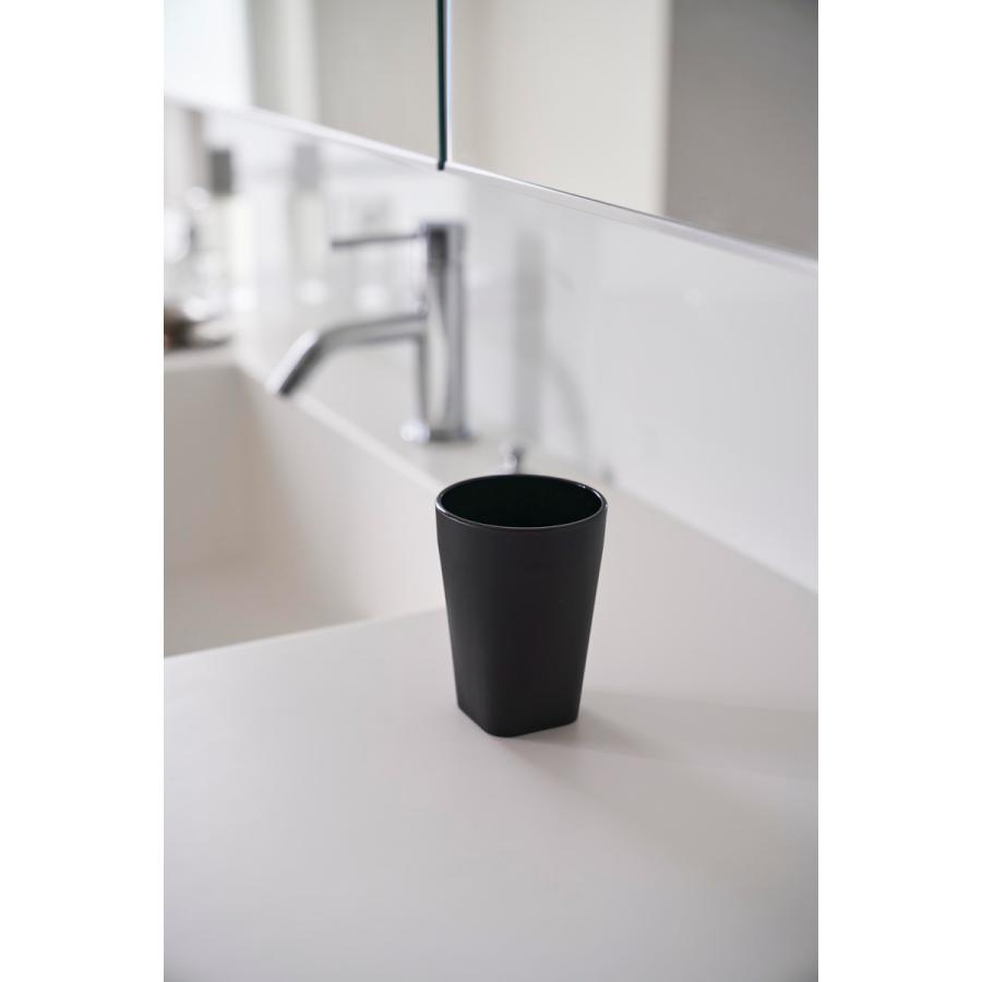 タンブラー tower タワー タンブラー BPAフリー 歯磨き 歯ブラシ グラス コップ 山崎実業 正規品 10814 ブラック | tower | 02