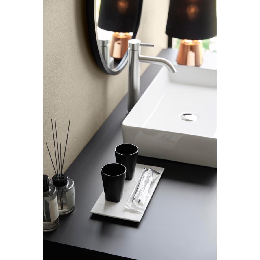 タンブラー tower タワー タンブラー BPAフリー 歯磨き 歯ブラシ グラス コップ 山崎実業 正規品 10814 ブラック | tower | 05