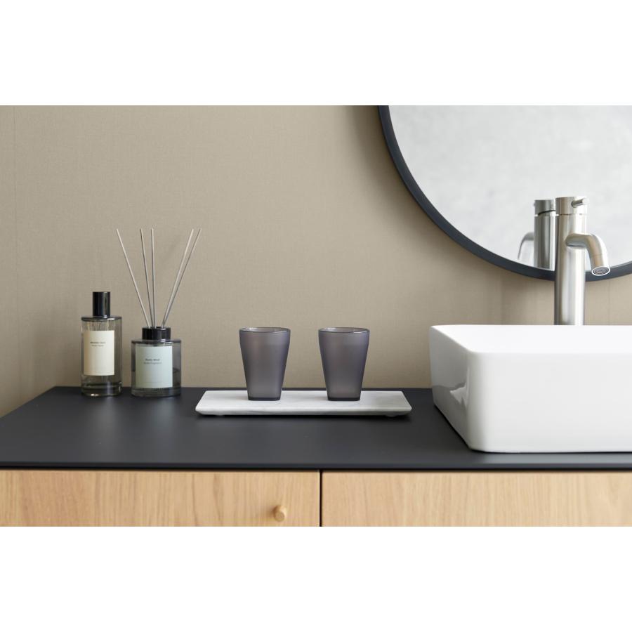 タンブラー tower タワー タンブラー BPAフリー 歯磨き 歯ブラシ グラス コップ 山崎実業 正規品 10816 クリアブラック | tower | 04