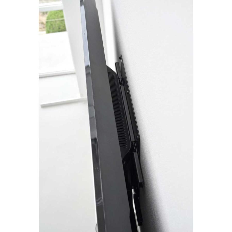 テレビ壁掛け金具 smart スマート 壁付けテレビホルダー VESA規格対応 壁掛けテレビ 山崎実業 正規品 10495 ブラック | 山崎実業 | 05