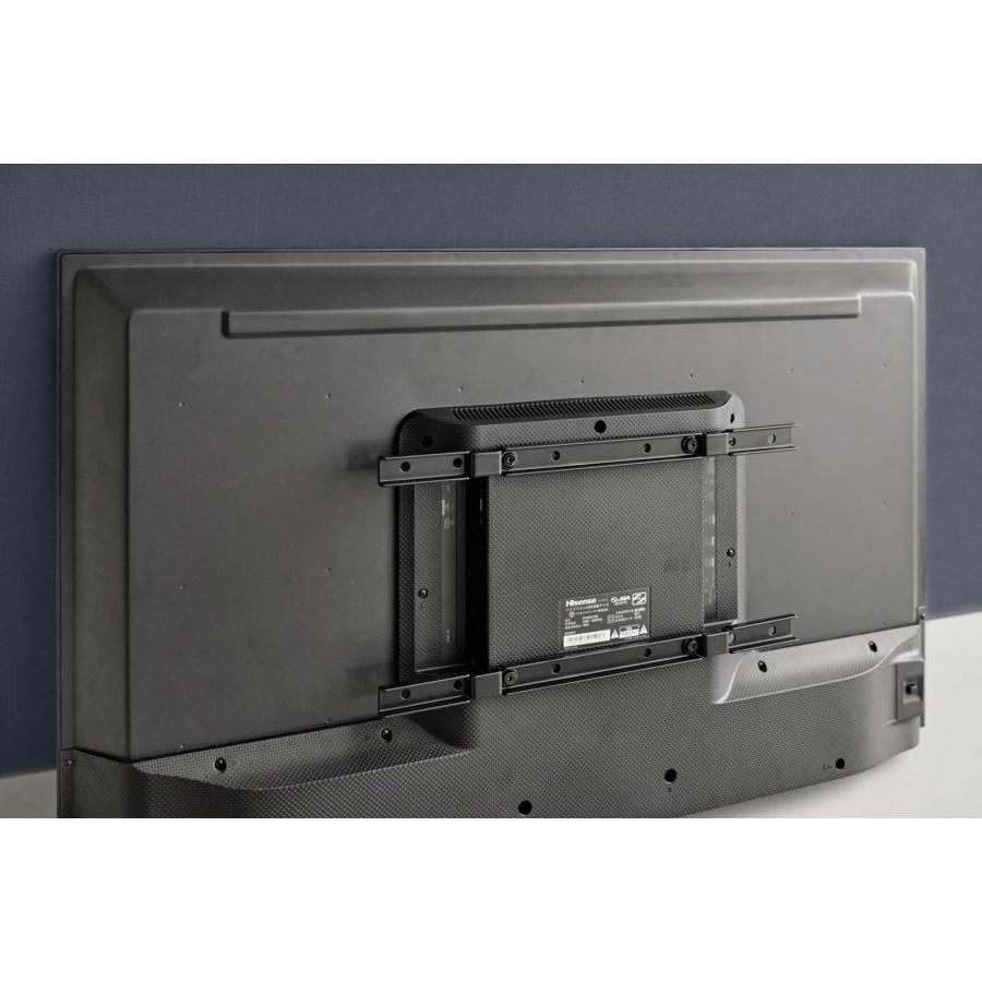 テレビ壁掛け金具 smart スマート 壁付けテレビホルダー VESA規格対応 壁掛けテレビ 山崎実業 正規品 10495 ブラック | 山崎実業 | 06