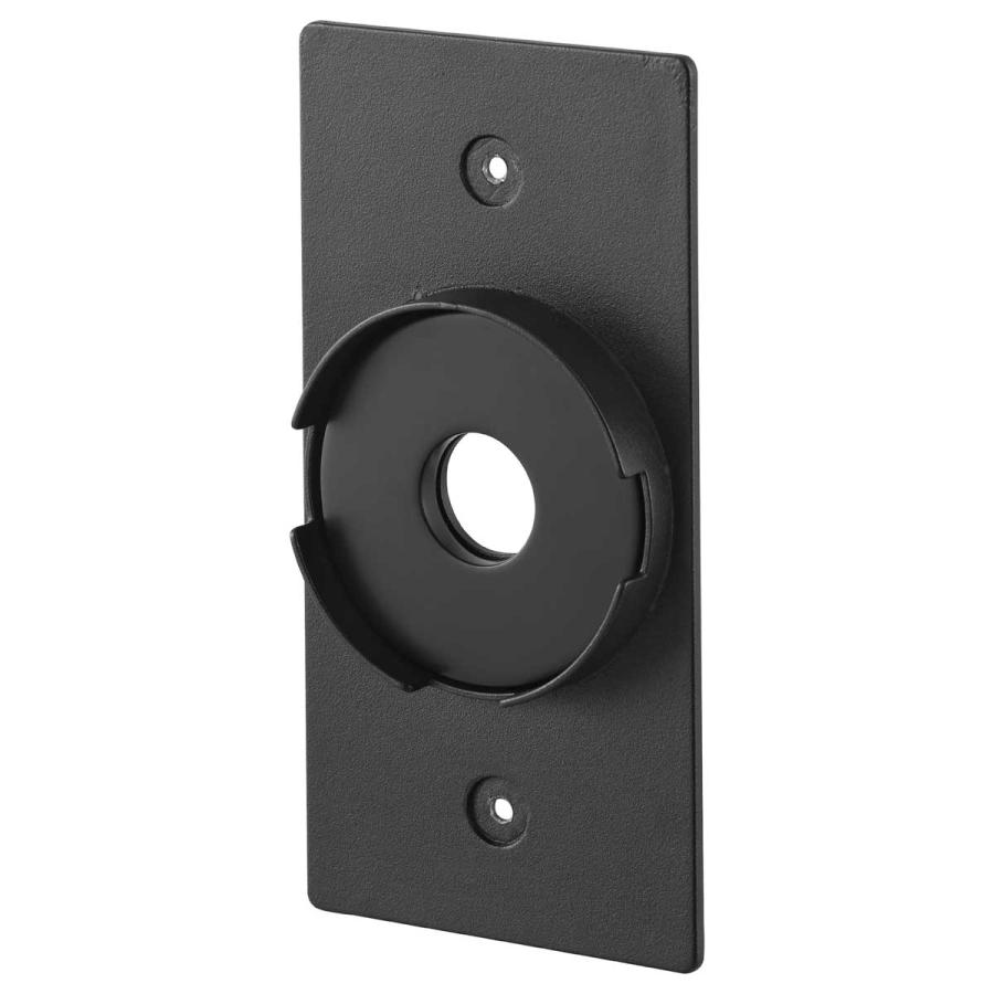 スマホ充電ホルダー tower タワー ウォールスマートフォン充電ホルダー 石こうボード壁対応 壁付け ワイヤレス充電器対応 山崎実業 10085 ブラック | tower | 01