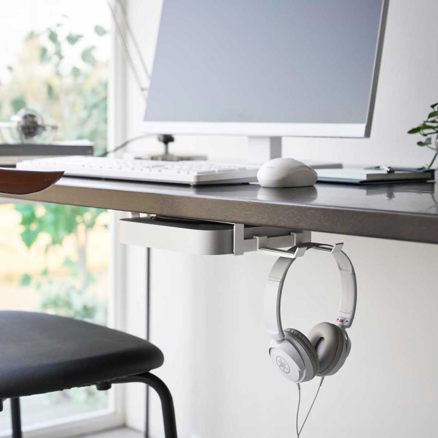 PC収納ラック smart スマート スリーウェイ小型PC収納ラック S Mac mini M2対応 壁付け 壁掛け PCラック 山崎実業 正規品 10420 ホワイト | 山崎実業