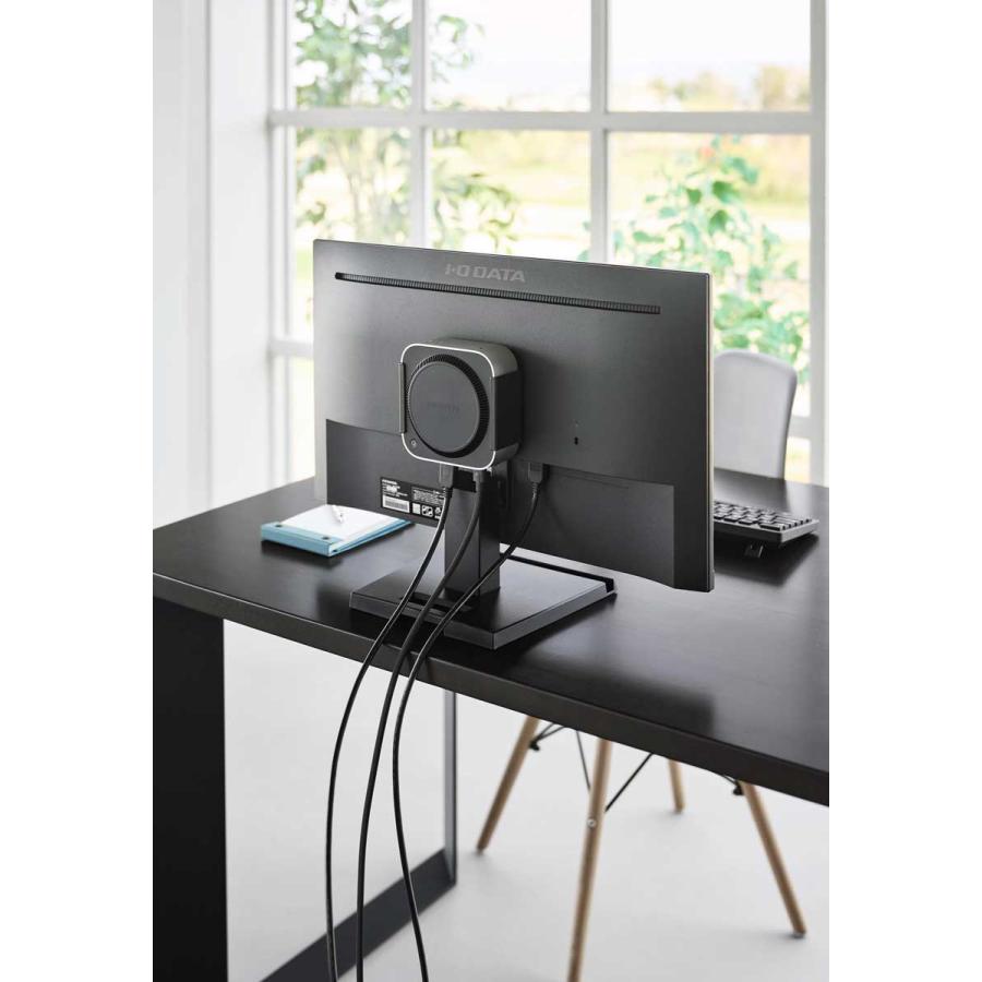 PC収納ラック smart スマート スリーウェイ小型PC収納ラック XS Mac mini M4対応 壁付け 壁掛け PCラック 山崎実業 正規品 10423 ブラック | 山崎実業 | 03