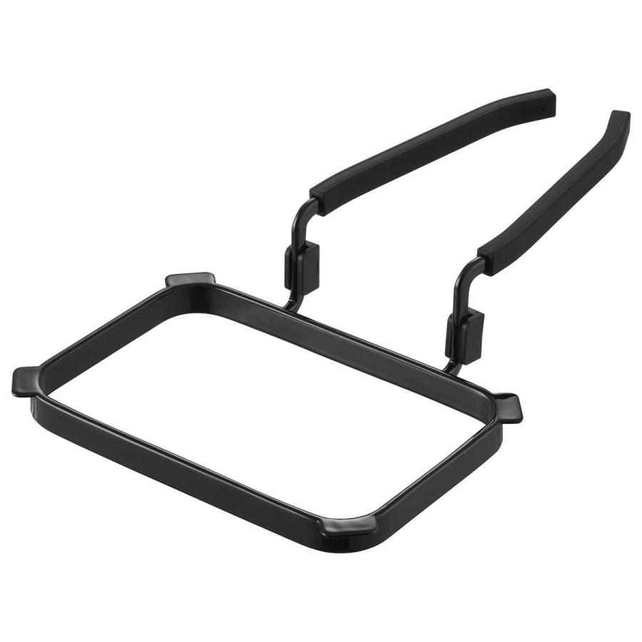 水切りネットホルダー tower タワー 蛇口にかける水切りネットホルダー シンク内 生ゴミ ゴミ箱 三角コーナー 山崎実業 正規品 10516 ブラック | tower | 01