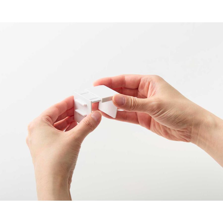 ティッシュケース tower タワー 引っ掛けティッシュケース＆ダストボックス 浮かせて設置 ティッシュカバー 山崎実業 正規品 1458 ホワイト | tower | 07