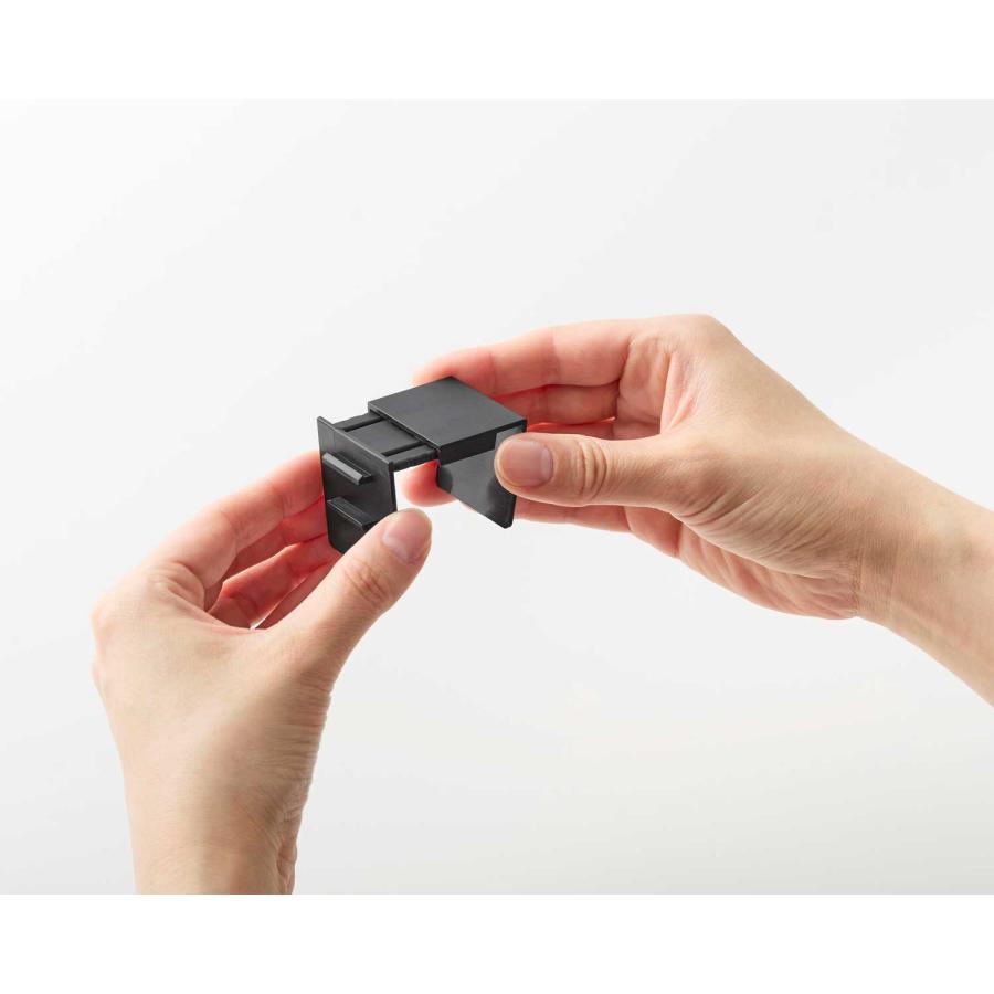 ティッシュケース tower タワー 引っ掛けティッシュケース＆ダストボックス 浮かせて設置 ティッシュカバー 山崎実業 正規品 1459 ブラック | tower | 07