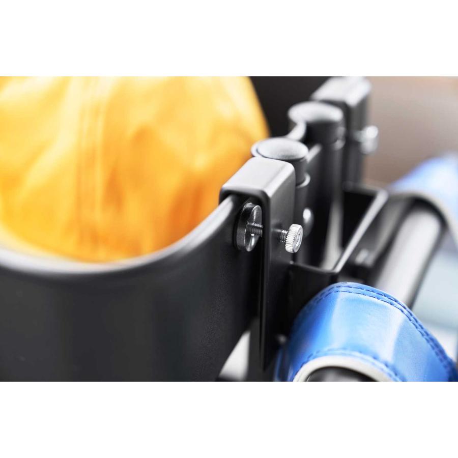 ランドセルハンガー tower タワー スチールワゴン横ランドセル＆リュックハンガー スチールワゴンに取り付け ランドセルラック 山崎実業 正規品 10772 ブラック | tower | 04