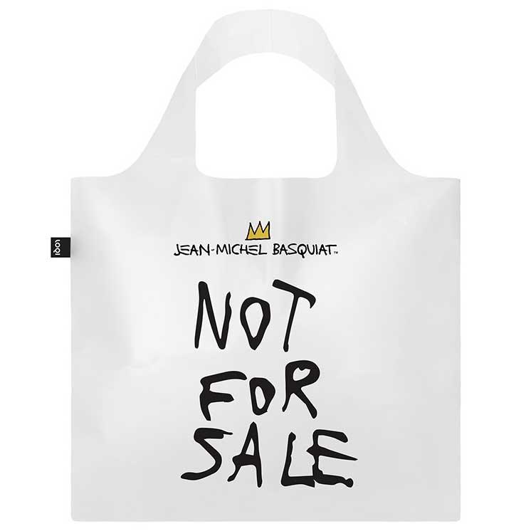 トートバッグ LOQI ローキー Milky Bag トート バッグ 正規品 JEAN-MICHEL BASQUIAT ジャン=ミッシェル・バスキア/Not for Sale | LOQI