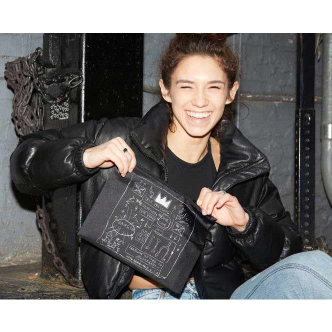 ポーチセット LOQI ローキー Zip Pockets Recycled Jean-Michel Basquiat ジャン-ミッシェル・バスキア/アンタイトル | LOQI | 02