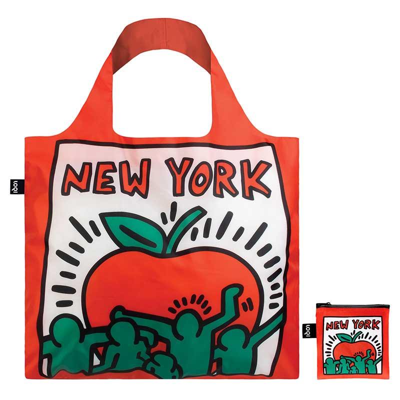 折りたたみトート エコバッグ LOQI ローキー Recycled Bag 撥水 正規品 KEITH HARING キース・へリング/ニューヨーク | LOQI | 01