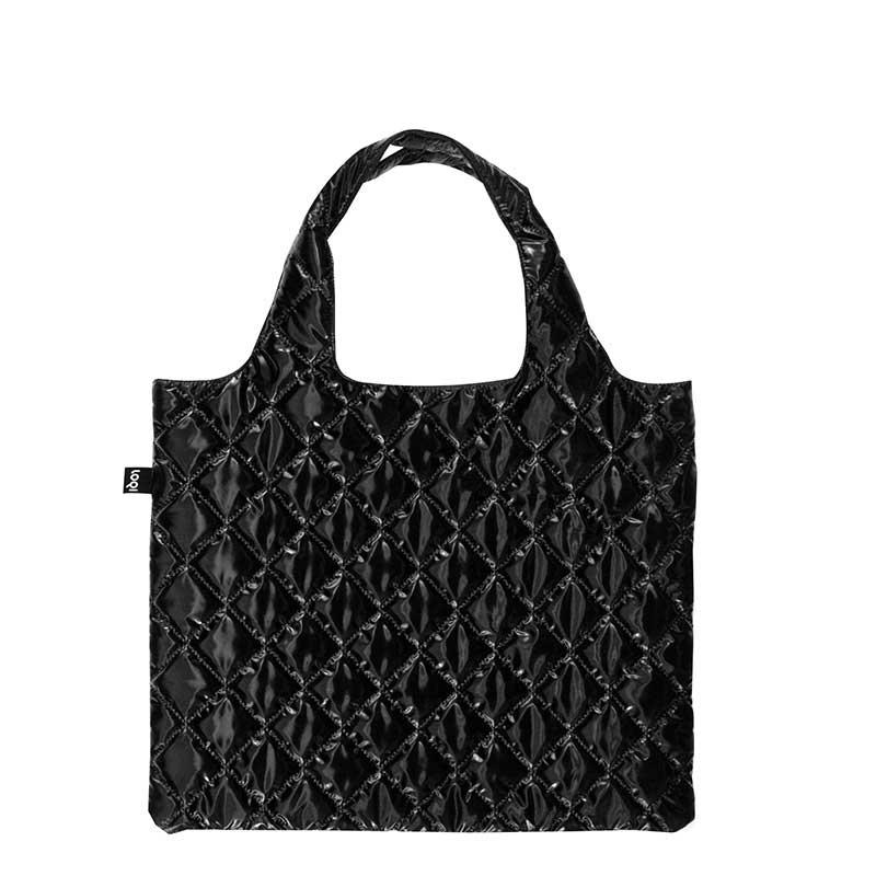 トートバッグ LOQI ローキー METALLIC Puffy Medium Bag レディーストート トート バッグ 正規品 Black ブラック | LOQI | 02