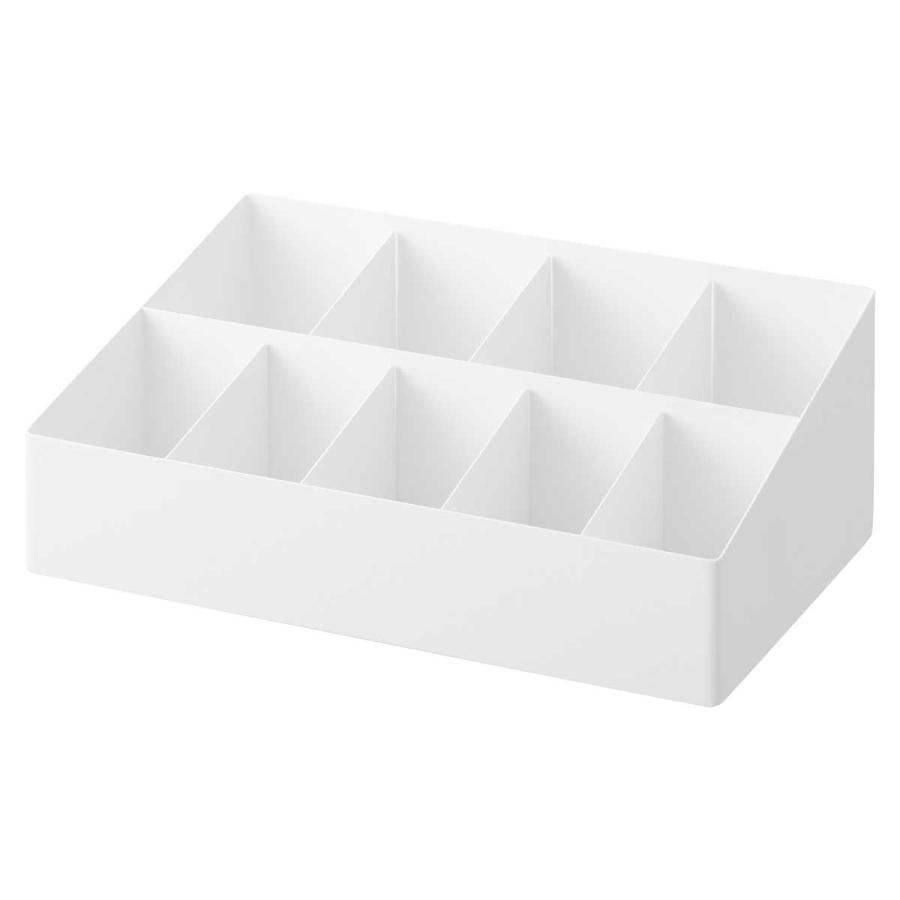 ホテルライク tower タワー アメニティバーボックス 仕切り付き ホテル用品 ラグジュアリー 山崎実業 正規品 10773 ホワイト | tower | 01