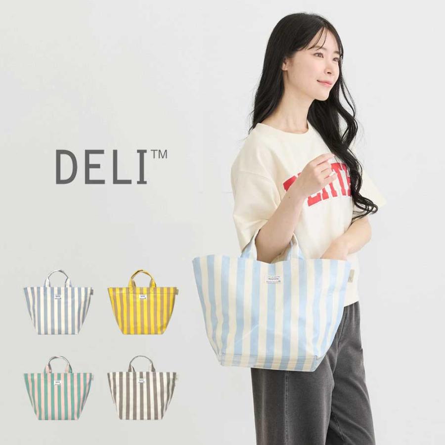 2026新作 トートバッグ ROOTOTE ルートート EU.デリ.ラミネート-W ストライプ レディース トート バッグ 正規品 ピンク・ミント | ROOTOTE | 01