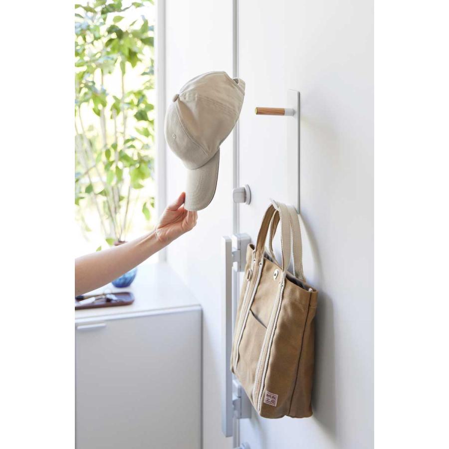 コートハンガー tower タワー マグネットハンガーフック コートフック 帽子フック コートフック コート掛け 山崎実業 正規品 10683 ホワイト | tower | 05