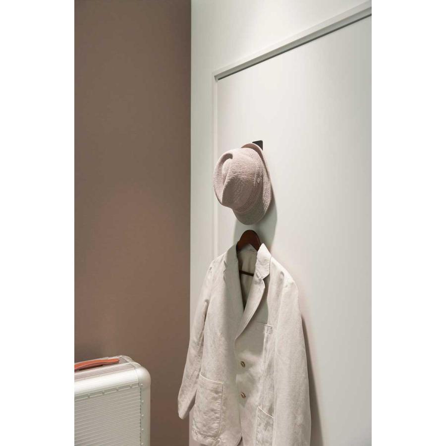 コートハンガー tower タワー マグネットハンガーフック コートフック 帽子フック コートフック コート掛け 山崎実業 正規品 10684 ブラック | tower | 02