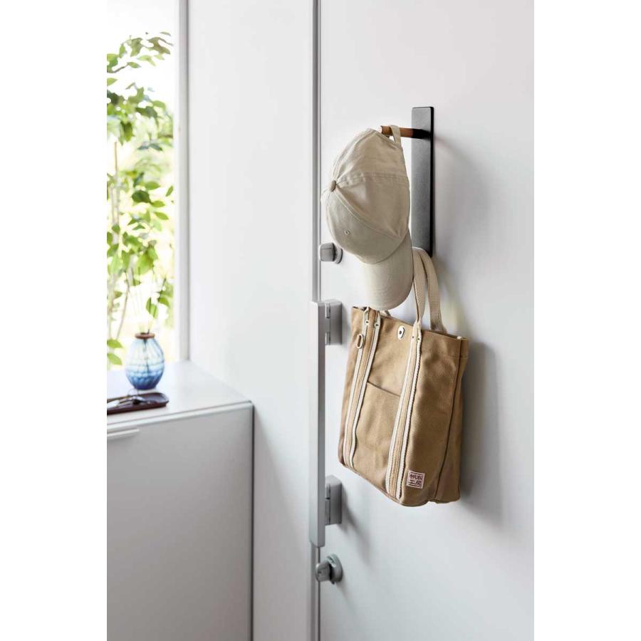 コートハンガー tower タワー マグネットハンガーフック コートフック 帽子フック コートフック コート掛け 山崎実業 正規品 10684 ブラック | tower | 03