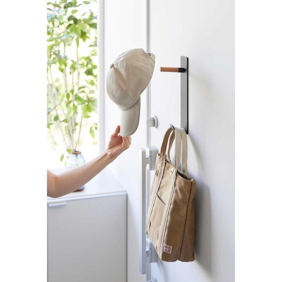 コートハンガー tower タワー マグネットハンガーフック コートフック 帽子フック コートフック コート掛け 山崎実業 正規品 10684 ブラック | tower | 05