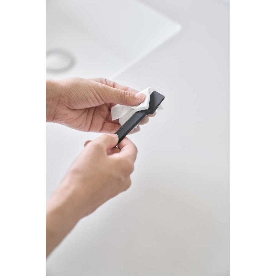 スパチュラ tower タワー マグネットスパチュラ 化粧品用 ミニサイズ シリコン ヘラ 山崎実業 正規品 10730 ブラック | tower | 02