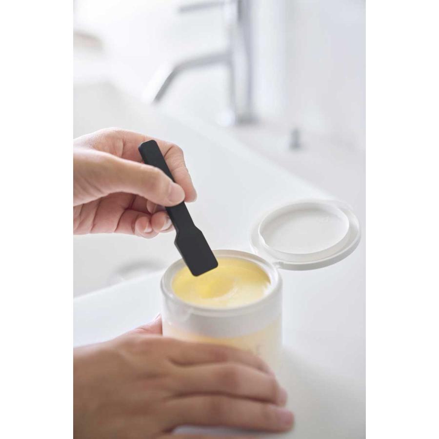 スパチュラ tower タワー マグネットスパチュラ 化粧品用 ミニサイズ シリコン ヘラ 山崎実業 正規品 10730 ブラック | tower | 03