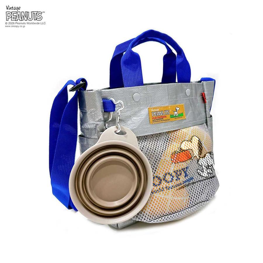 2026新作 スヌーピーバッグ ROOTOTE ルートート IP.スクエア.バディ.ピーナッツ-1E お散歩バッグ スヌーピーグッズ トートバッグ 正規品 ブラック | ROOTOTE | 06