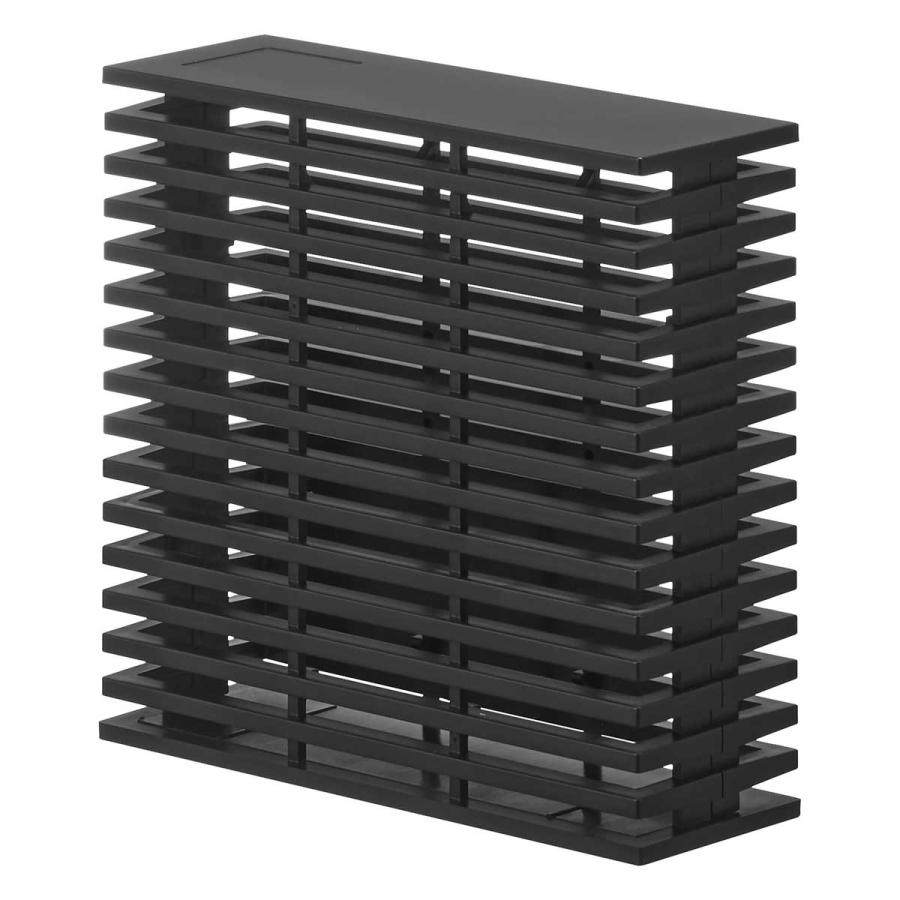 屋内蚊取りカバー smart スマート 置き型室内蚊取りカバー 電源不要 新蚊取り 置き型室内蚊取り用 山崎実業 正規品 10676 ブラック | 山崎実業 | 01