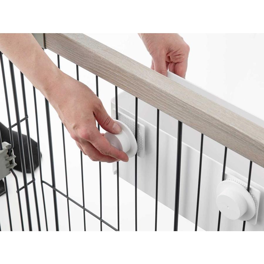 ペット用品 nooks ヌークス ペットケージに取り付けるバスケット L かご カゴ 犬用 猫用 山崎実業 正規品 10458 ホワイト | 山崎実業 | 03