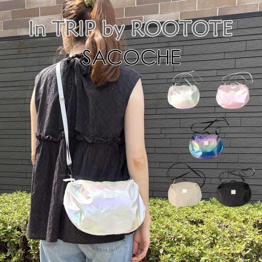 2026新作 ショルダーバッグ ROOTOTE ルートート LT.サコッシュ.ルミエ-B トートバッグ 小さめ ショルダートート 正規品 ブラック | ROOTOTE | 01