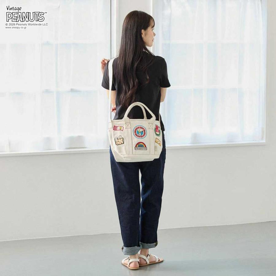 2026新作 スヌーピーバッグ ROOTOTE ルートート IP.デリ.シシュウ.ピーナッツ-0Y レディーストート 刺繍 スヌーピーグッズ トートバッグ 正規品 サックス | ROOTOTE | 03