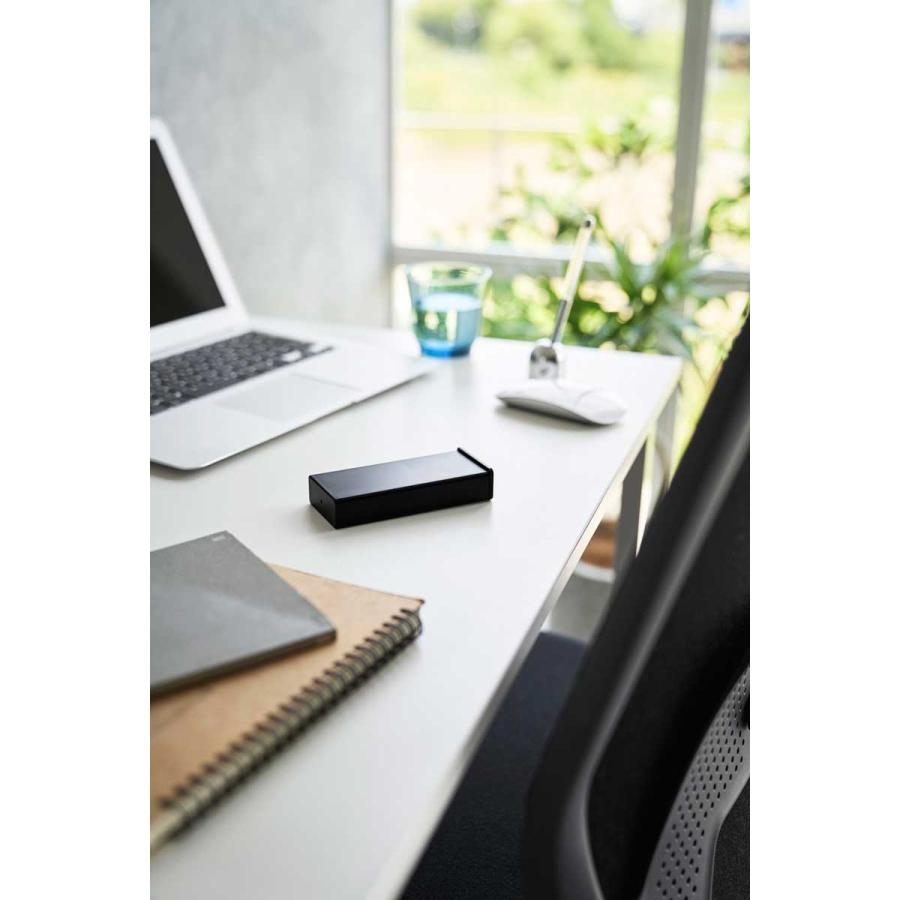 ピルケース tower タワー 密閉スリムピルケース スリム 携帯用 薬ケース 山崎実業 正規品 10663 ブラック | tower | 02