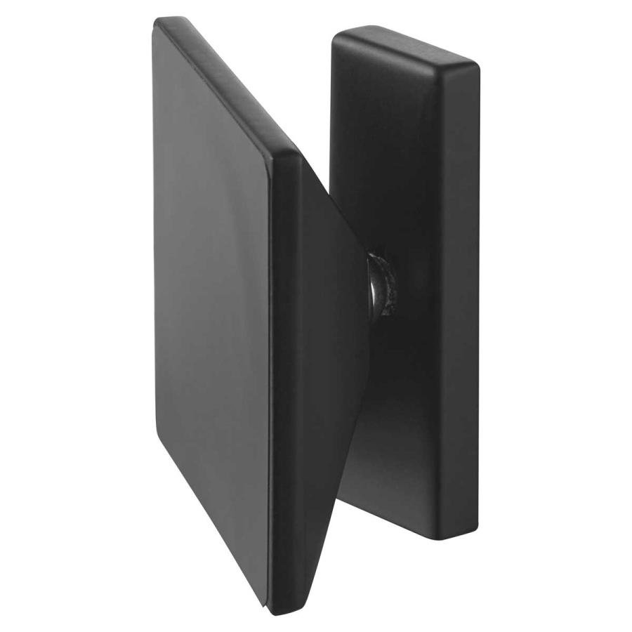 スマホスタンド tower タワー 角度が調節できる壁付けスマホホルダー 壁付け 壁掛け 壁面収納 スマホホルダー 山崎実業 正規品 10435 ブラック | tower | 01