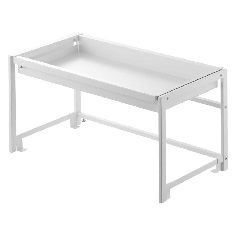 シンク下収納 tower タワー シンク下引き出し幅伸縮スライドラック D30 スチール製 シンク下ラック キッチン収納 山崎実業 正規品 10356 ホワイト | tower | 01