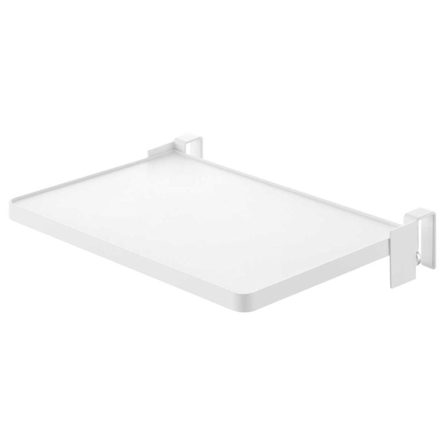 折りたたみ棚 tower タワー シンク扉折り畳み棚 スチール製 キッチン収納ラック 折り畳み棚 シェルフ 山崎実業 正規品 10519 ホワイト | tower | 01