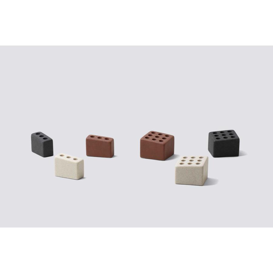 ペン立て ideaco イデアコ Pen cube 3 3本挿し ペンホルダー 正規品 ストーンサンドブラック |  | 06
