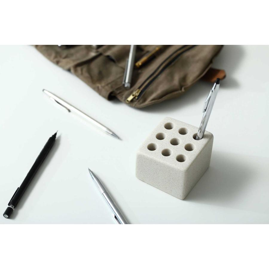 ペン立て ideaco イデアコ Pen cube 9 9本挿し ペンホルダー 正規品 ストーンサンドホワイト |  | 02
