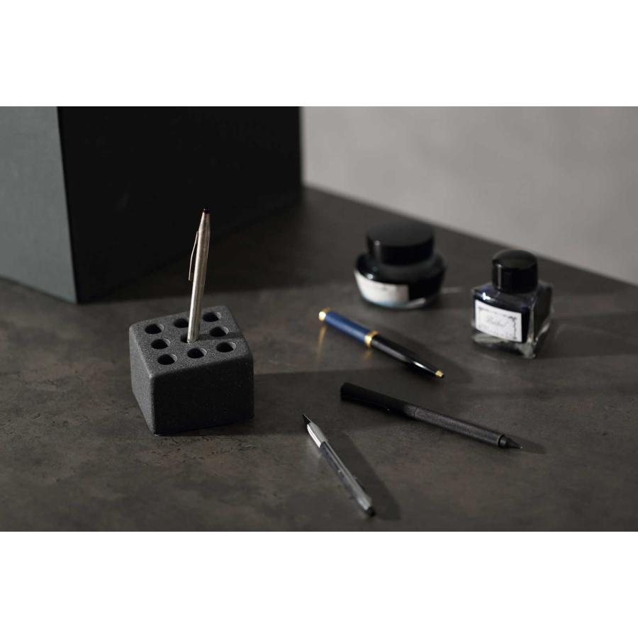 ペン立て ideaco イデアコ Pen cube 9 9本挿し ペンホルダー 正規品 ストーンサンドブラック |  | 01